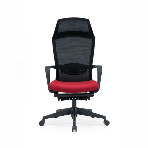 Stainless Steel Swivel Office Chair with Adjustable Back Support and Ergonomic Design