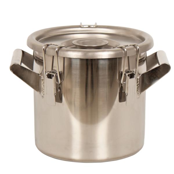 200mm Height Stainless Steel Round Drum Corrosion Resistant Durable for Industrial Storage Needs