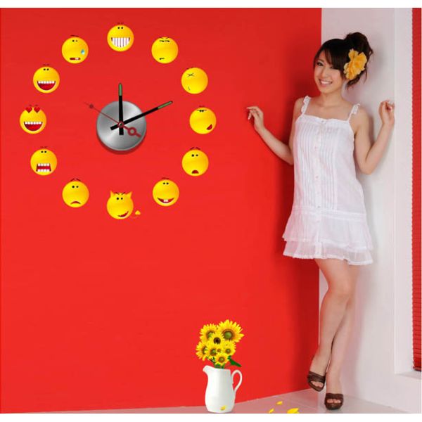 Flower Wall Decoration Designer Wall Sticker Clocks 10A028