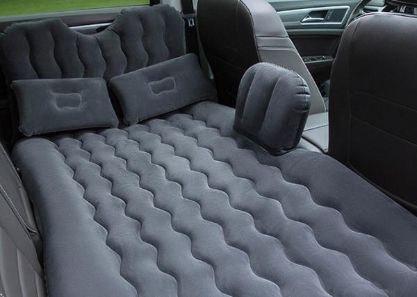 Cotton Rubberized Inflatable Car Bed PVC / Oxford Material 300KG Loading
