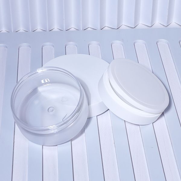 300g 360g 480g Plastic Packaging Jars Flip Top Cap For Talcum Powder