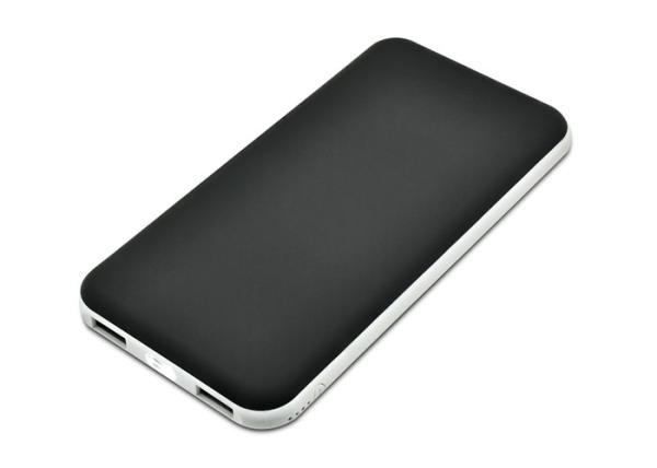 Polymer Plastic Power Bank 10000 Milliampere Battery Capacity With Double Usb Ports