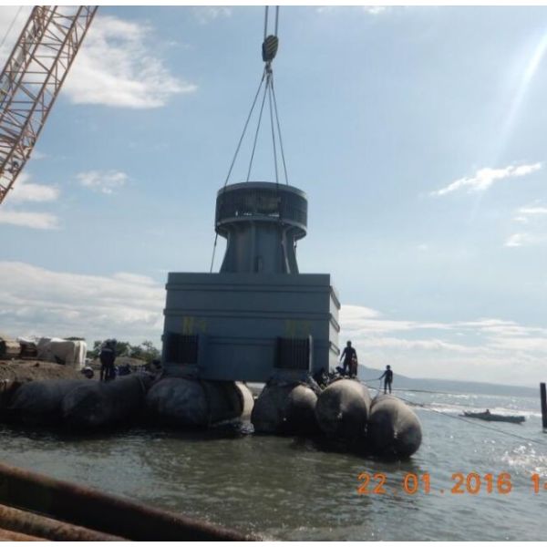 Плавая запускать корабля спасения природного каучука воздушных подушек морского спасения имущества