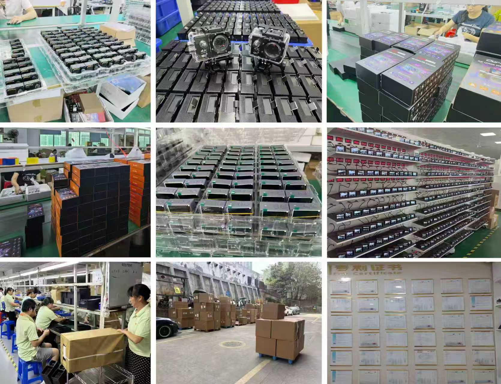Bulk Mix Color Orders Supported OEM Laser Engrave Logo Red One Tap Record Button 1.97 Inch Screen Multi Mode Shooting