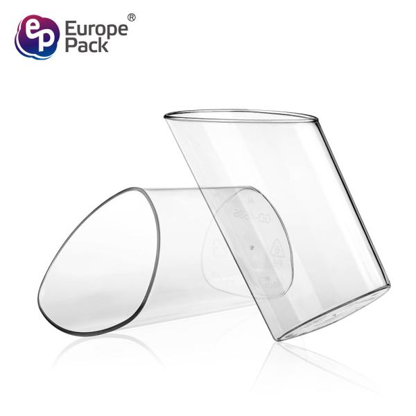 Disposable mini  plastic jelly pudding dessert cake square plastic dessert cup