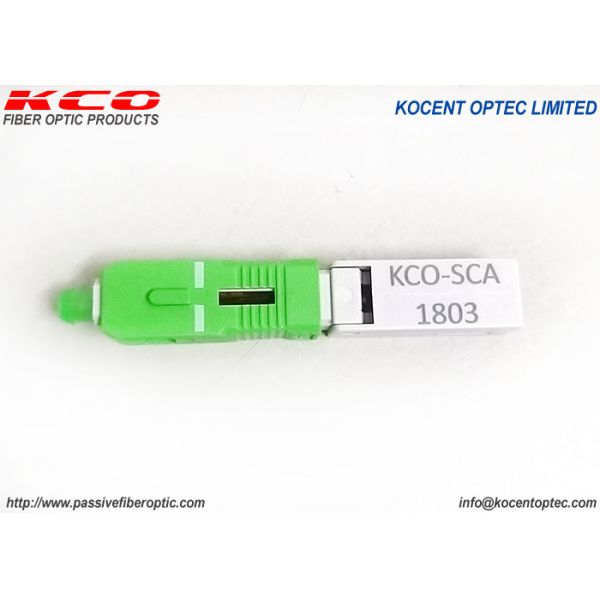 Pre-Polished SC APC Fiber Optic Fast Connector with G657 Fiber Type and 55mm Length for Quick Assembly