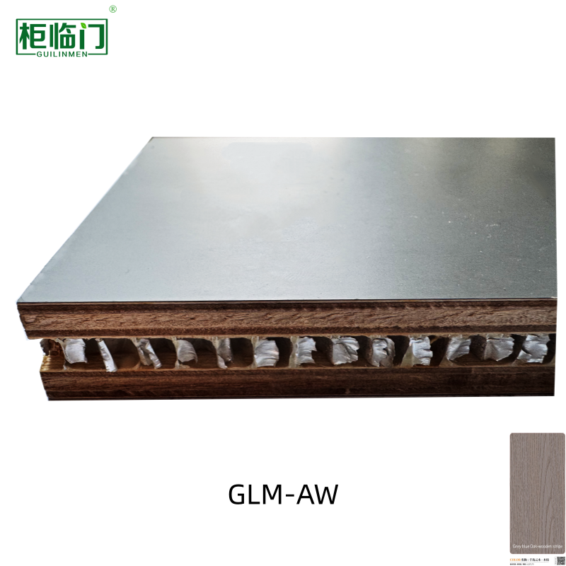 Excellent Durability Wood Aluminum Composite Panel Fireproof Eco Friendly