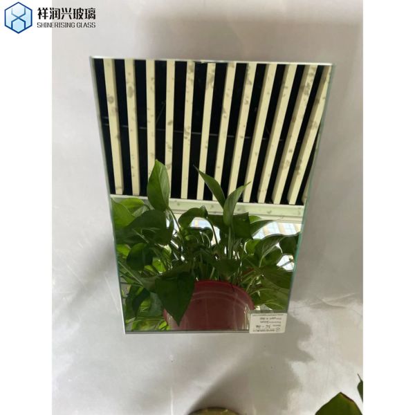 Commercial Bathroom Flat Frame Glass Antique Mirror Sheets for Decoration