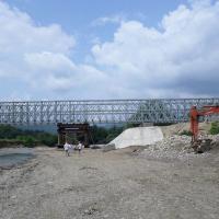 Structure en acier galvanisé Pont modulaire en acier préfabriqué Largeur 4,2 m/3,2 m