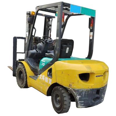 Original Diesel Engine Used 3 Ton Forklift With Conspicuous Warning Light Spare Parts