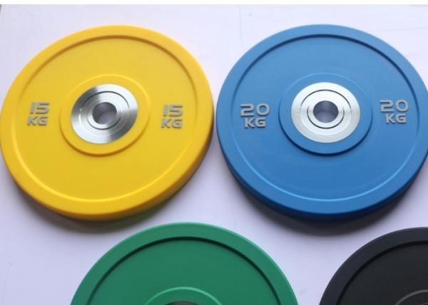 Iron Barbell Weight Plates With Grip Material 2.5cm-5cm Thickness