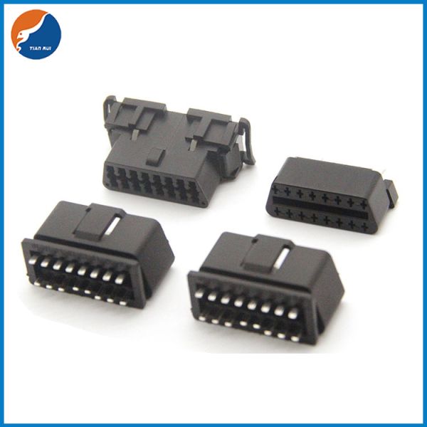 Случай соединителя OBD непрекращающийся силы GPS автомобиля OBD раковины PA66 автомобильный