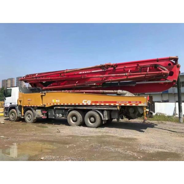 2018 Sy 56m Concrete Pump on MB Truck with 1400mm Feeding Height Concrete Mixer Plant
