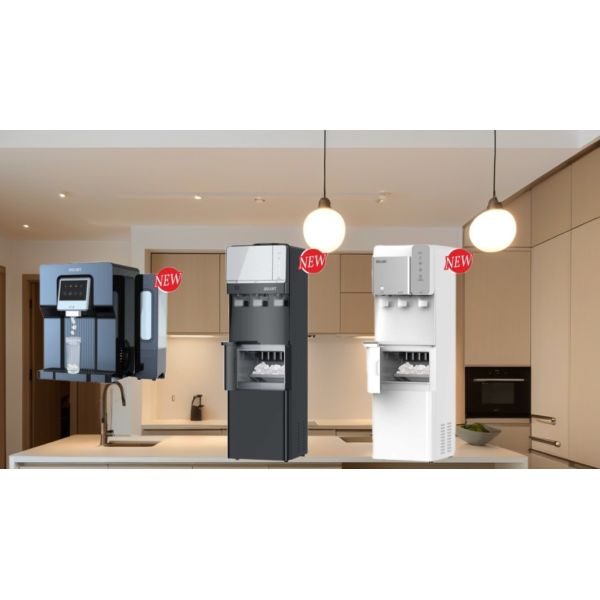 Household Bottom Load Water Dispenser with Ice Maker and Bullet/Nugget Ice Options