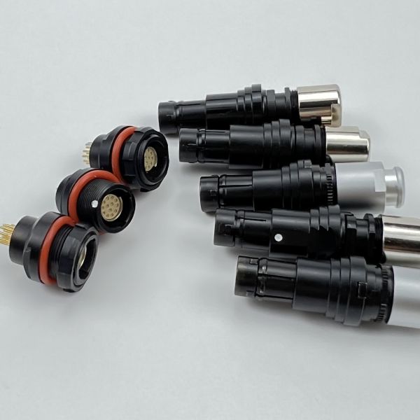 BEXKOM F series fischer ultimate compatible Circular Push Pull Connectors IP68 Waterproof  EMC shielded small size female and male