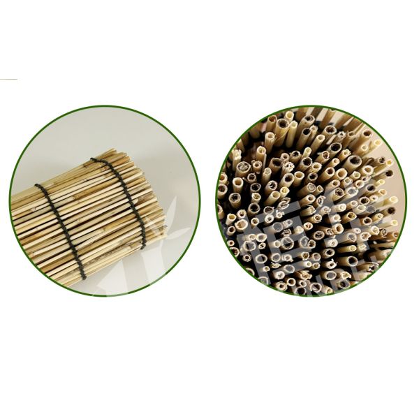 Natural Wicker Fence Panels Roller Light Weight Willow Fence For Yards Privacy