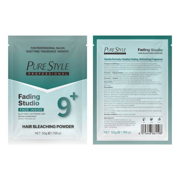 Poudre décolorante pour cheveux professionnelle de salon en vrac 50G qualité cosmétique