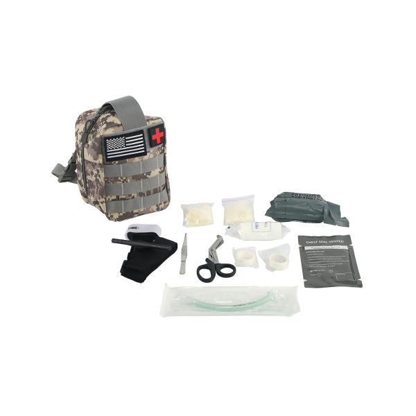 Kit de primeiros socorros tácticos de 8*6 polegadas 600D Kit Médico de Nylon Kit de primeiros socorros de campo