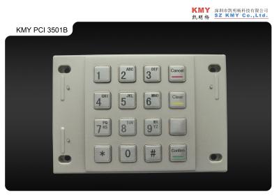 PCI 4.0 16 Keys Metal EPP Pin Pad 87.5x91.5mm Cash Machine Keypad