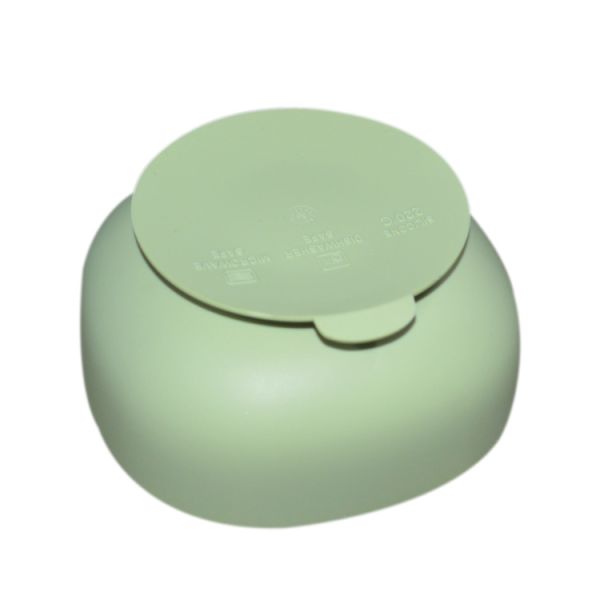 Silicone Baby Tray Silicone Bowl Baby Customized  New Arrivals Round Shape Bpa Free  With Spoon