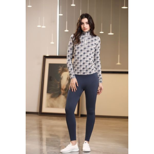 1/4 Zip Recycled Polyester Shirt Sustainable Machine Washable