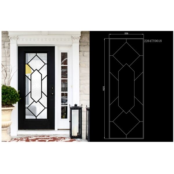 Современная технология Джамб ранга пятна 2264 дюймов чугунный стеклянный немедленный иконический