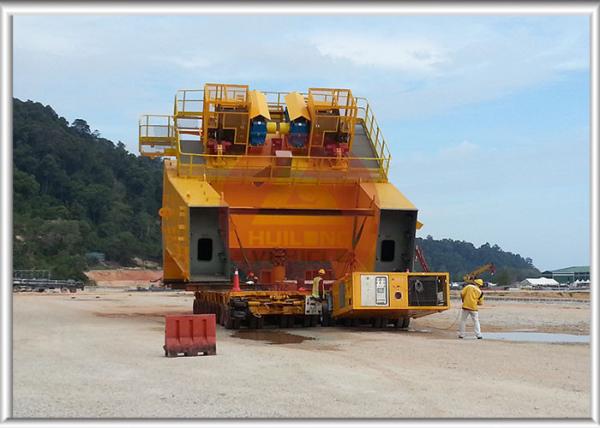 SPMT Heavy Duty Trailer Independent Power Heavy Load Trailer For Industrial Logistics