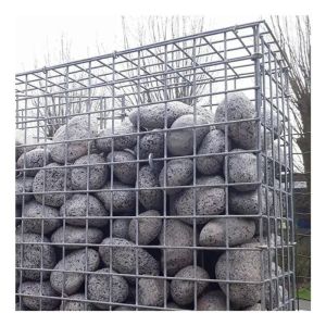 Hot Dipped Galvanized 4mm Welded Wire Mesh Gabion Box for Retaining Wall and
