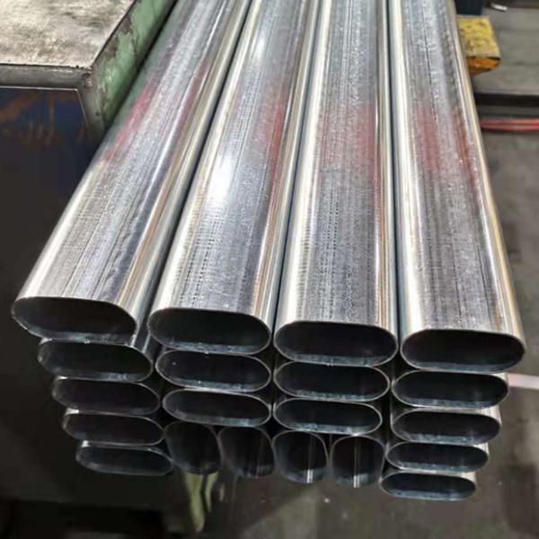 Tubo oval pre galvanizado do lado liso de aço oval liso do tubo 0.5mm-20mm