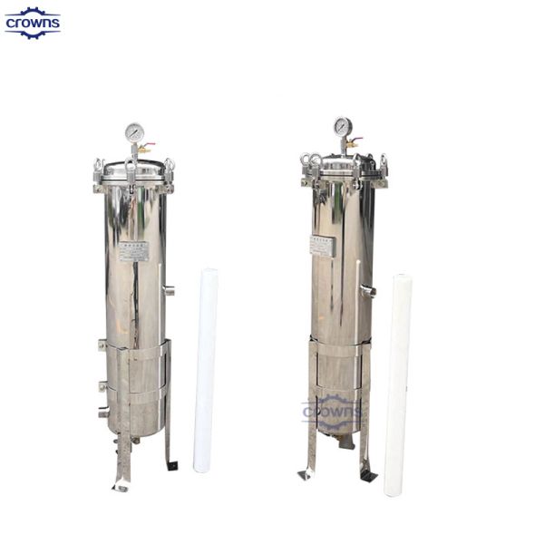 Мультикартриджный PP расплавленный фильтр для воды 3 элемента 20 дюймовый фильтр из нержавеющей стали