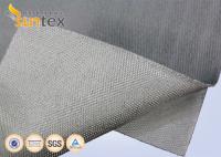 Fio de aço inoxidável pano reforçado da fibra de vidro com o plutônio que reveste 0.7mm para cortinas de fumo da cobertura do fogo
