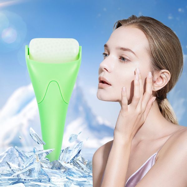 ABS Stainless Steel Face Ice Roller for Cooling and Tightening Skin Target Area Face
