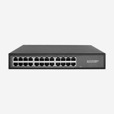 Interruptor Unmanaged de 100 ethernet de Mbps com 24 portos de 10/100M Auto Sensing RJ45