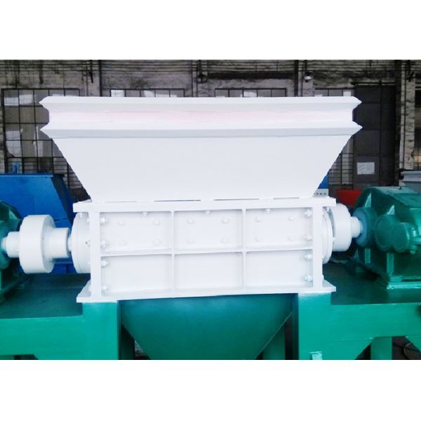 Q235 Material Automated Double Shaft Shredder Machine Aluminium Can Shredder