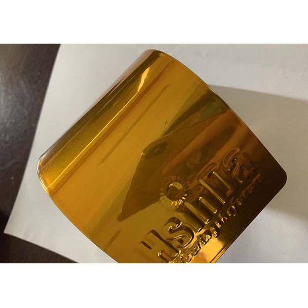 Double Layer Dry Plating Clear Candy Gold Powder Coat Weather Resistant