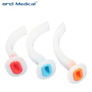 Código de cor Desutilizável Estéril Guedel Tipo 40mm-120mm Oropharyngeal Via A