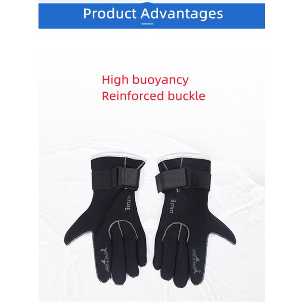 450D Polyester Waterproof Riding Gloves Waterproof Water Rescue Gloves