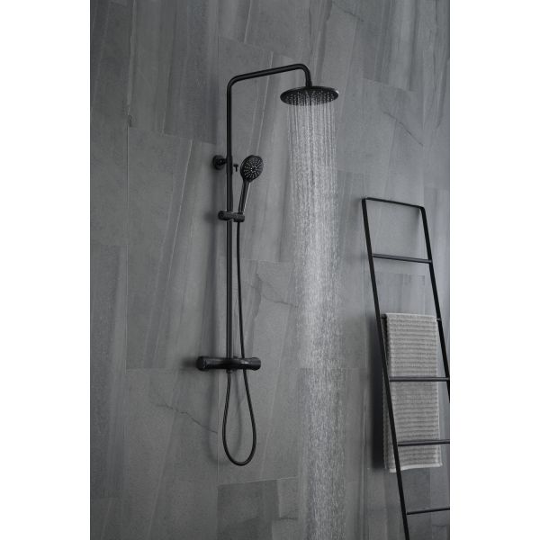 Single Hole Bathroom Hot and Cold Mixer Shower Set with Deck Mounted Installation
