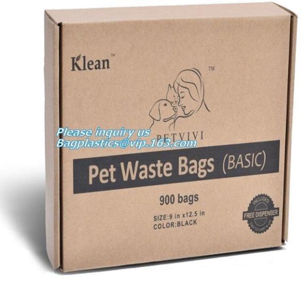 Earth Friendly 4 Rolls Refills Compostable Doggie Bag Poop,Super Thick And Leak-Proof corn starch compostable bio eco