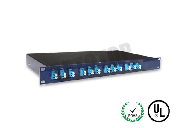 MM OM 3 Duplex Fibre Optic Coupler 850 / 1310 nm Wavelength With LC UPC