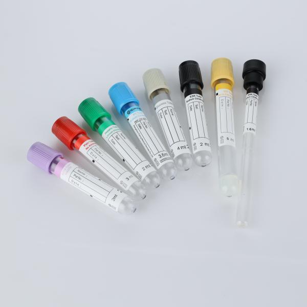 Tubos de coleta de sangue de vácuo estéreis descartáveis Tubos de coleta de sangue médicos personalizados