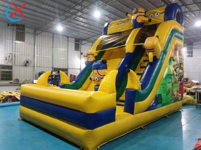 Commercial Minions Inflatable Slide Inflatable Dry Slides Outdoor