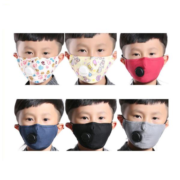 Adjustable Ear Loop Cotton Face Mask Washable Reusable Customized Printed