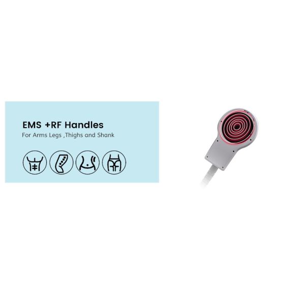 EMS+RF Body Slimming Machine 2 Handles Multi Area Treatment High Throughput