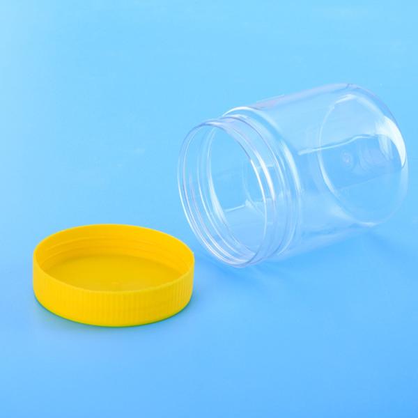 Embossed Clear Plastic Screw Top Containers
