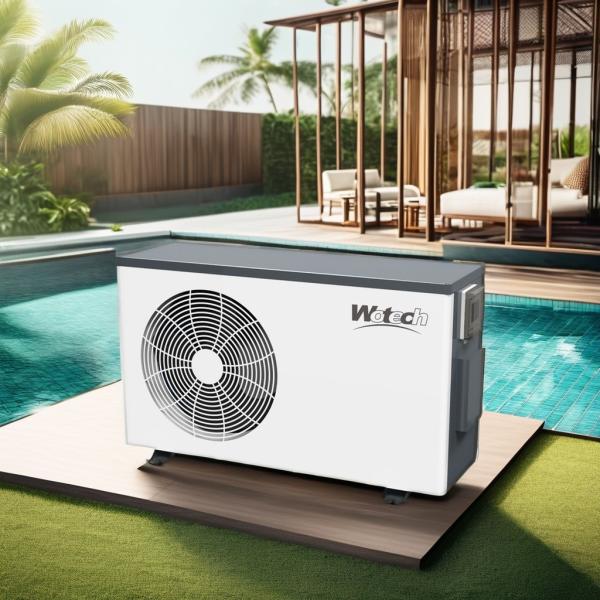Aquecimento de água de piscina Refrigerador R32 DC Inverter bomba de calor com 40-51dB A nível sonoro a 1m