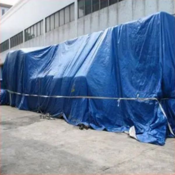 Waterproof Camping Sheet Cover Heavy Duty Blue Tarpaulin 6*6-16*16 Density Heavy Duty