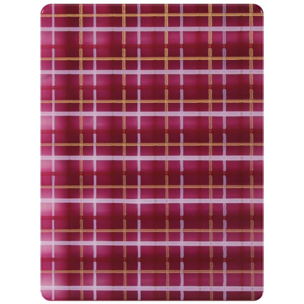 Purple Red Grid Cast Pearl Acrylic Sheets 3mm Thick For Gift Packaging Box