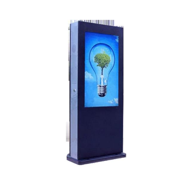Floor Stand Advertising Screen IP55 Kiosk outdoor digital signage