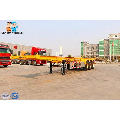20 de Genron do recipiente pés de reboque intermodal de esqueleto semi